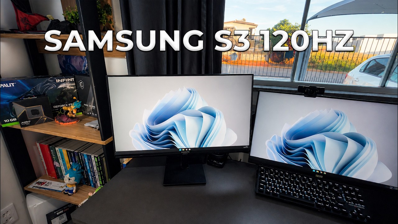 Miniatura da avaliação em vídeo de Monitor Samsung S3 32 Polegadas FHD 75 Hz