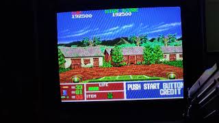 Taito Operation Thunderbolt 1988 Arcade: Actual Hardware Gameplay