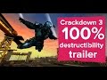 Crackdown 3 100% destructibility gameplay trailer - Gamescom 2015