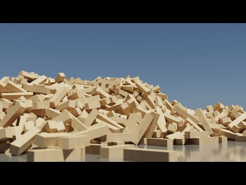 (Reverse) 5000+ KEVA Plank City Destruction