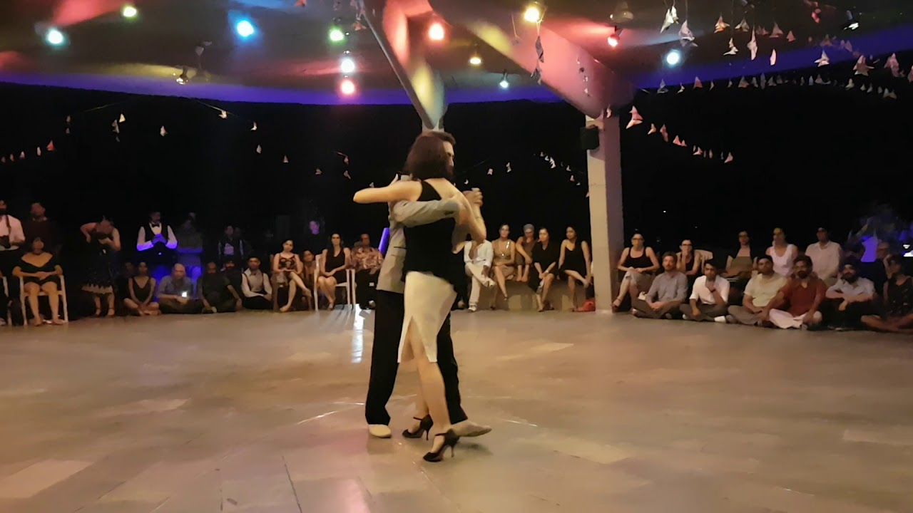 Davide Baldanza & Antonella Fanfano ❤ @ Auroville Holi Tango Festival 2018 _ India