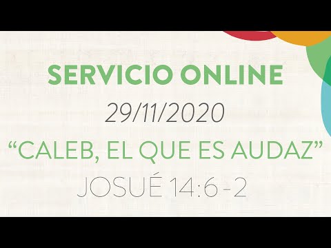 CALEB, EL AUDAZ - Pastor Gustavo Schneir