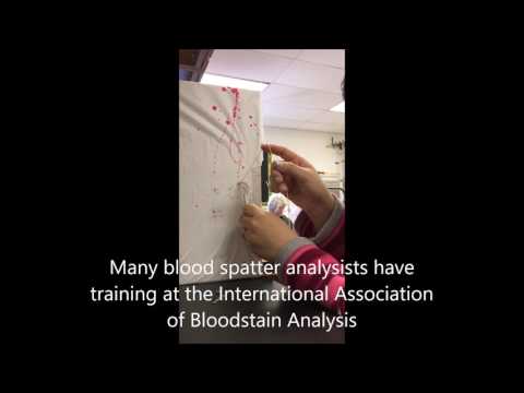 Blood Spatter Analysis: “Stringing Method” Is Blood Spatter Evidence