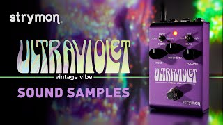 Video thumbnail for Official Strymon UltraViolet Sound Samples by strymon