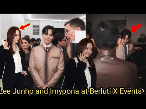 Lee Junho and Imyoona Spotted Together at Berluti X Events in Paris -Are they Dating 