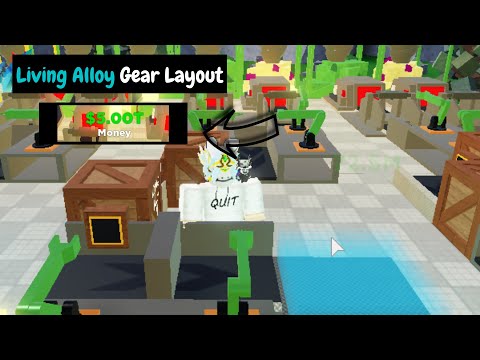 Factory Simulator - Living Alloy Gear Layout - Tier 3 Layout