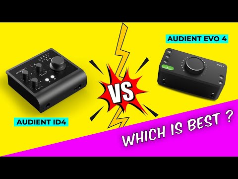 Audient iD4 Vs Evo 4 | Best Audio Interface | Best Audio Interface for Home Studio