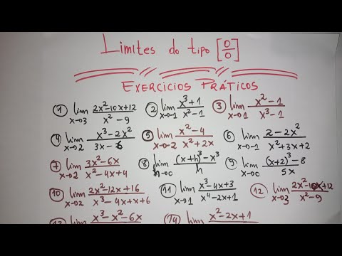 LIMITES de Zero sobre Zero (0/0)