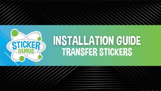 Sticker Install: Transfer Stickers