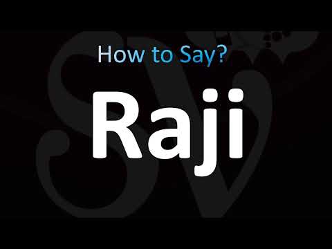 How to Pronounce Raji (CORRECTLY!)