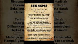 Download lagu RINDU MADINAH LIRIK TANPA MUSIK mp3 Download lagu RINDU MADINAH LIRIK TANPA MUSIK mp3