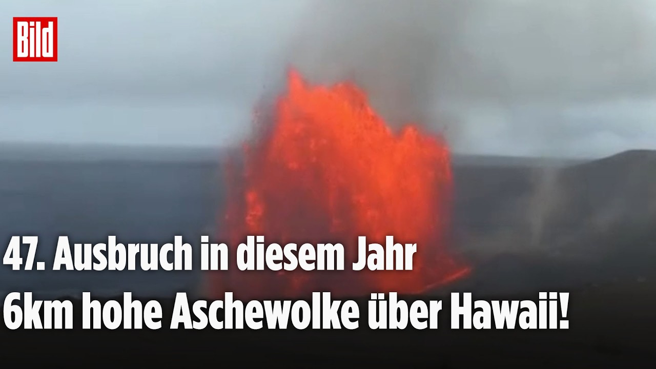 Vulkan auf Hawaii beeindruckt mit Lava-Fontänen: Kilauea schleudert Lava 200 Meter in die Höhe!