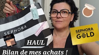MEGA HAUL journées GOLD juin SEPHORA / Des nouveautés à gogo et des cadeaux ! #sephora #haul
