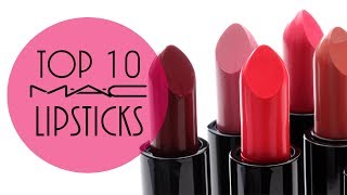Top 10 MAC Lipsticks + Lip Swatches!