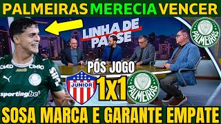 RAMÓN SOSA BRILHA, MARCA GOLAÇO E GARANTE EMPATE DO PALMEIRAS NA ESTREIA DA LIBERTADORES.