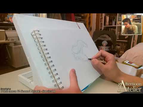 Afternoon Atelier #5 [More Crayon Drawings! The Idea of a PS1 Controller and Celia/Cecilia]