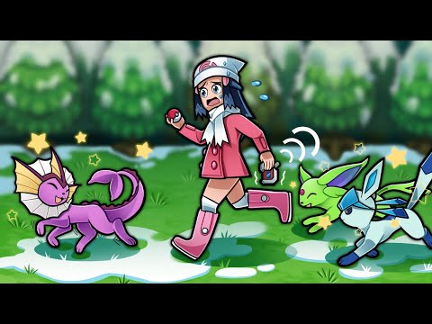 The Ridiculous Hunt for EVERY Shiny Eeveelution in Pokemon Platinum