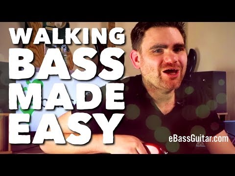 How To Play Walking Bass - 3 Note Chromatic Transition [Autumn Leaves]