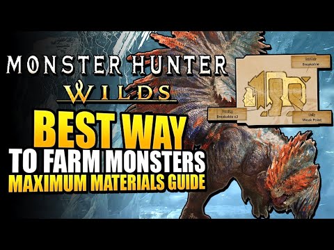 Monster Hunter Wilds: BEST Way To Farm Monster Parts
