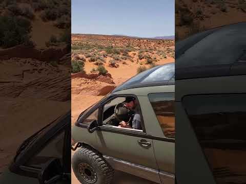 Thumbnail for Toyota Previa Rock Crawler! #trailhero #offroad #minivan #shorts #youtubeshorts #supercharged by Toyota Previa
