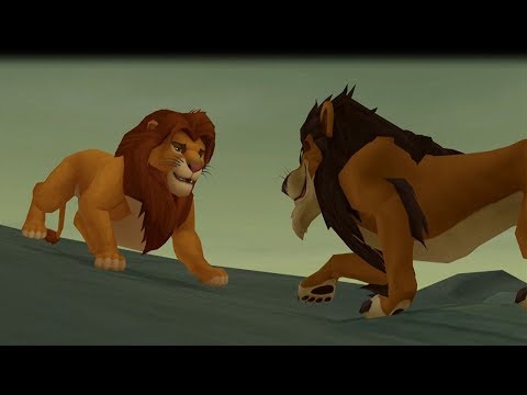 Kingdom Hearts 2 Final Mix HD 1.5 + 2.5 (PS4) Simba V.s. Scar HD 720p 60fps