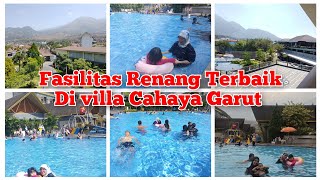 Fasilitas Renang Terbaik di Villa Cahaya Garut  dengan Pemandangan Gunung Guntur