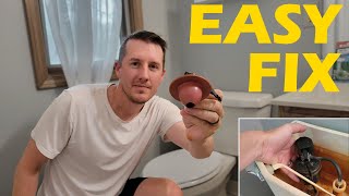 How to Fix a Leaky Running Toilet Tank