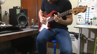 Video thumbnail for Test Guitar Strato Washburn Lyon by J&L Música e Luthieria
