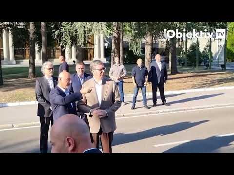 Vučić na poligonu u Domu Garde: Predsednik prisustvuje prikazu sredstava naoružanja Vojske Srbije