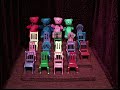 Sesame Street Bears In Chairs 2001