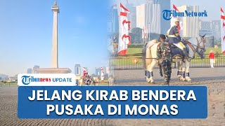 Kirab Bendera Pusaka & Teks Proklamasi Buka Rangkaian Upacara HUT ke-80 RI di Istana Merdeka