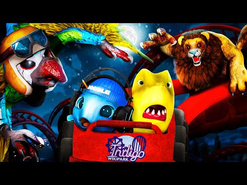 We Got TRAPPED in a CURSED Theme Park.. (Indigo Park)