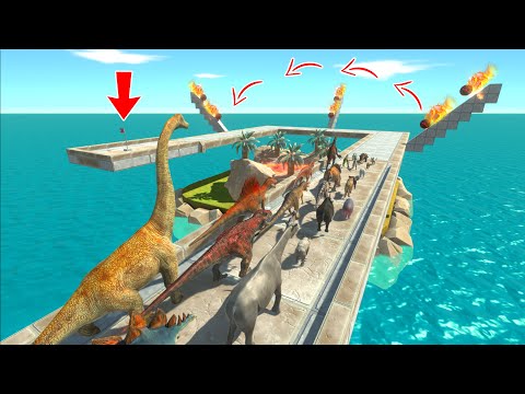 Ultimate Fireball Gauntlet! Who Can Escape the Lava Pit?