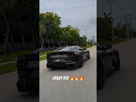Crazy V12 Ferrari 812 Super fast Launch control!