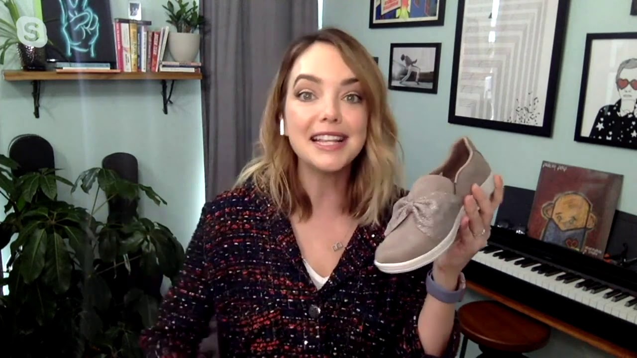Skechers Microleather Slip-On Shoes w/ Bow - Madison Ave on QVC
