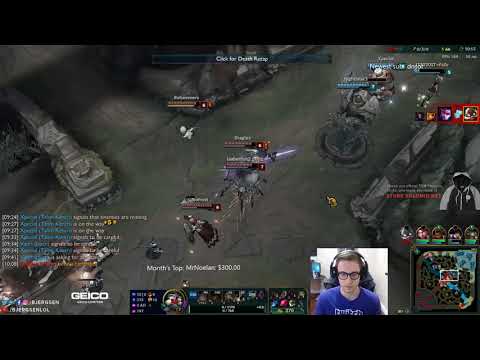 Tsm Bjergsen Corki vs Lucian mid Pre Season 8 Full HD