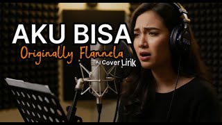 Download lagu Flanella - AKU BISA  | 🎵AI Cover Lirik Video POP Ballads mp3
