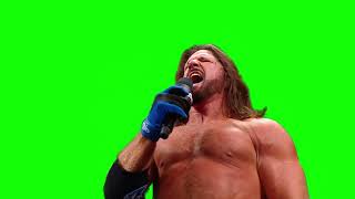 AJ Styles "it will kick ass" green screen
