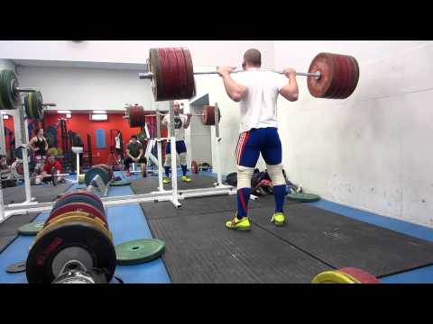 David Reay : Back Squat - 250kg x 2