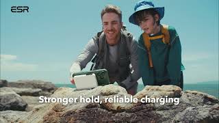 ESR Cyber Armor Apple iPhone 16 Pro Hoesje MagSafe met Stand Zwart video