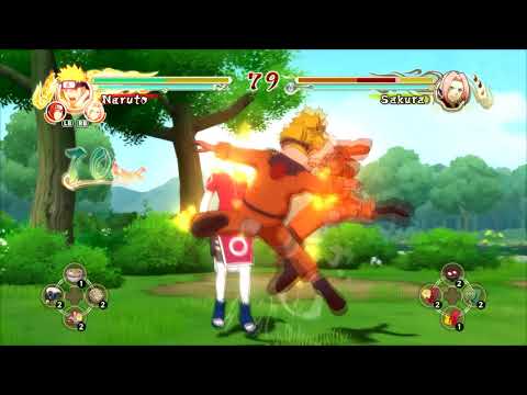 Naruto Ninja Storm - Three Hits on a Downed Enemy Tutorial