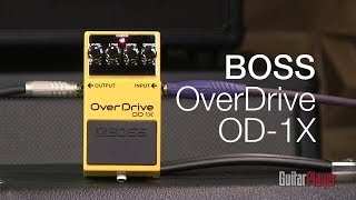 EXCLUSIVE LOOK: BOSS OD-1X Overdrive