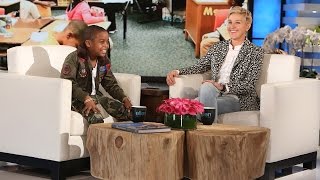Kid Rapper and Entrepreneur Lil C-Note Meets Ellen!