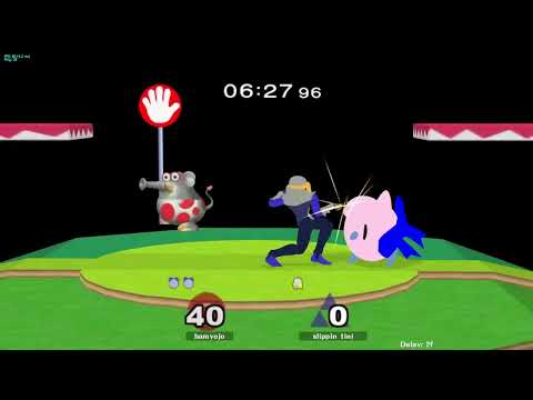 Tini Melee Lesson (Sheik vs Puff) dealing with crouch, fighting for center, aerial usage