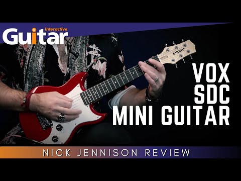 Vox SDC-1 Mini Guitar - White image 11