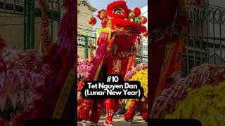 Top 10 Festivals & Holidays in Vietnam (p1) 🇻🇳 #top10 #shorts #vietnam #festival #vietnameseculture