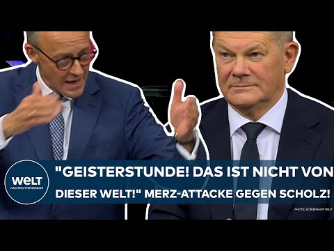 MERZ: "Geisterstunde! Das ist nicht von dieser Welt!" Volle Breitseite gegen Kanzler Olaf Scholz!