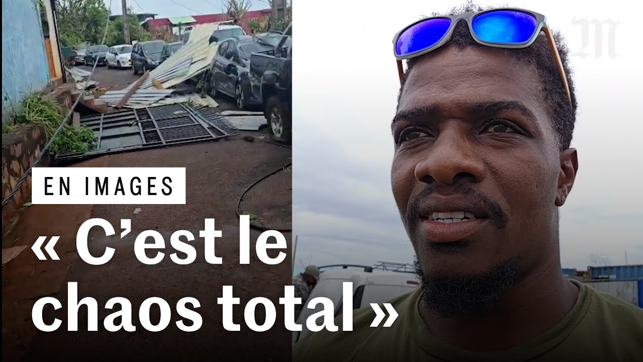Dégâts, magasins bondés... à Mayotte, un habitant filme la vie après le cyclone