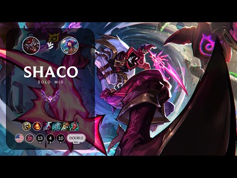 Shaco Mid vs Neeko - NA Master Patch 13.18