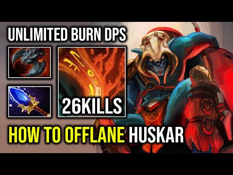 How to 100% Totally Delete Offlane Against Hard Counter Ursa with Infinite Burn Huskar Dota 2